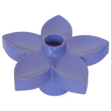 medium violet duplo plant flower with stud