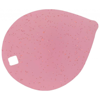 glitter trans-dark pink plastic part for set 5964 - belville flower petal