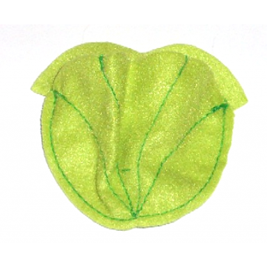 medium lime belville cloth pouch leaf