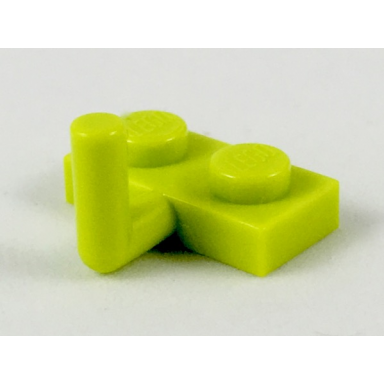 medium lime plate modified 1 x 2 with bar arm up horizontal arm 6mm