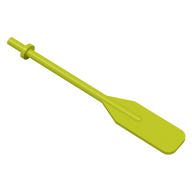medium lime boat oar with bar handle