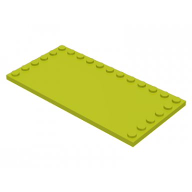 medium lime tile modified 6 x 12 with studs on edges