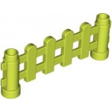 medium lime duplo fence 1 x 6 x 2 paled picket