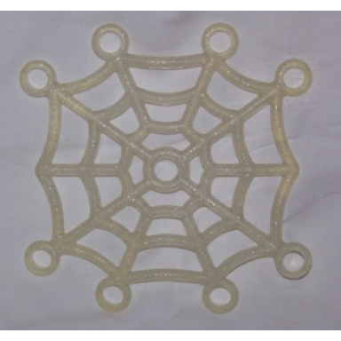 glitter trans-clear duplo spider web 8 x 8