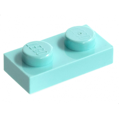 aqua plate 1 x 2