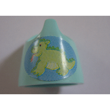 aqua scala baby potty with dragon dinosaur pattern sticker - set 3112