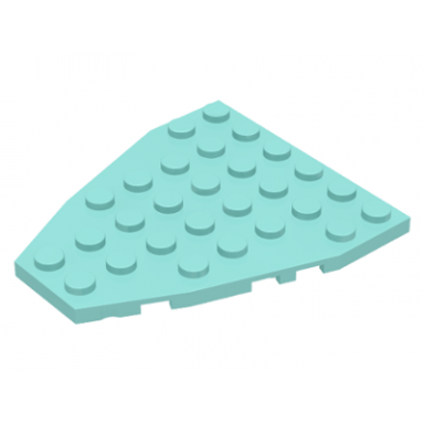 aqua wedge plate 7 x 6 with stud notches boat bow plate