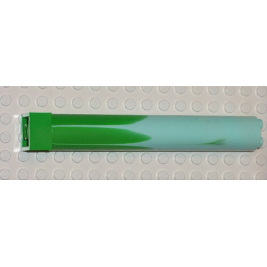 aqua support 2 x 2 x 11 solid pillar with marbled bright green pattern