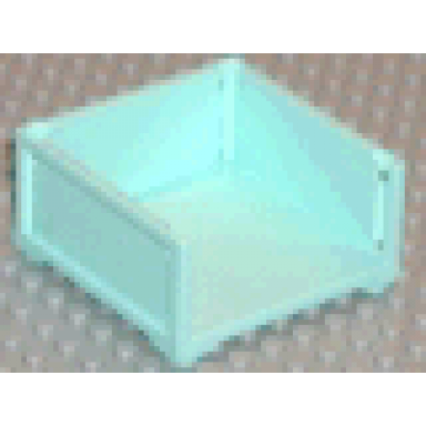 aqua scala box 7 x 7 x 3 with 3 sides