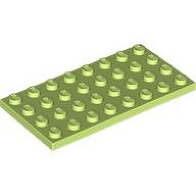 light lime plate 4 x 8
