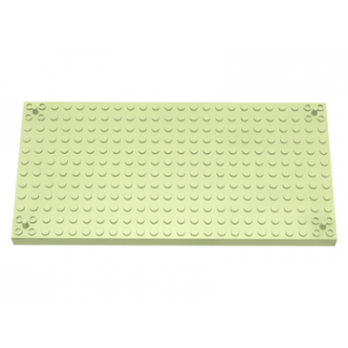 light lime brick modified 12 x 24 with peg at each corner