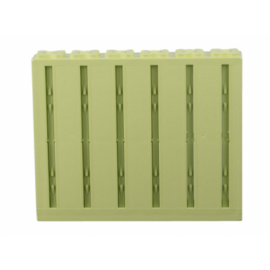 light lime scala wall vertical grooved 12 x 2 x 8