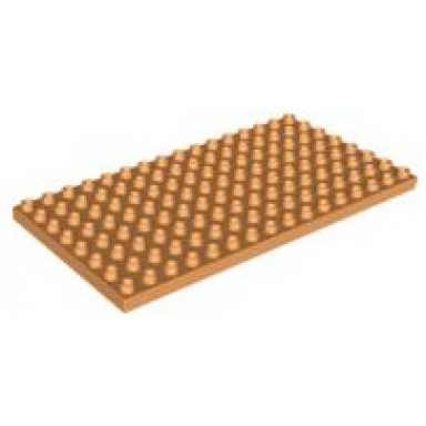 light orange duplo plate 8 x 16