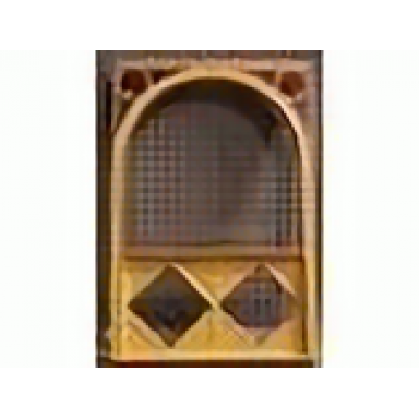 light orange scala wall arched 18 x 2 x 22 2 3