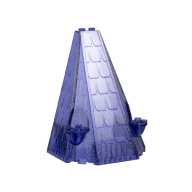glitter trans-purple tower roof 6 x 8 x 9