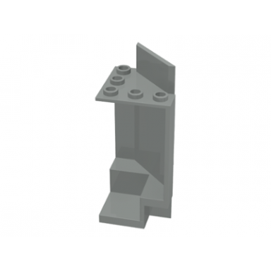 light gray panel 3 x 3 x 6 corner wall