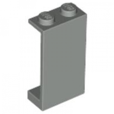 light gray panel 1 x 2 x 3 - solid studs