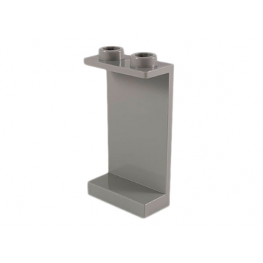 light gray panel 1 x 2 x 3 - hollow studs