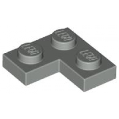 light gray plate 2 x 2 corner