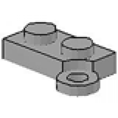 light gray hinge plate 1 x 4 swivel base