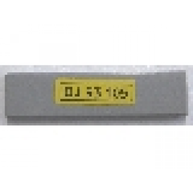light gray tile 1 x 4 with oj 93 105 pattern sticker - sets 2148 10156