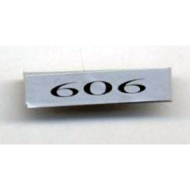 light gray tile 1 x 4 with 606 pattern sticker - set 10022 10025