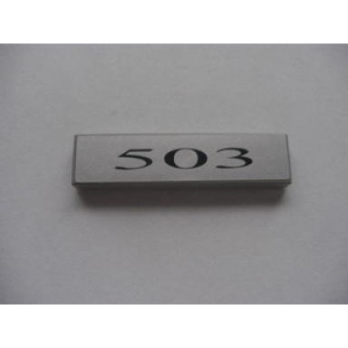 light gray tile 1 x 4 with 503 pattern sticker - set 10022 10025