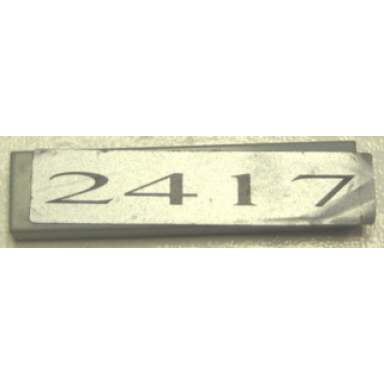light gray tile 1 x 4 with 2417 pattern sticker - set 10022 10025