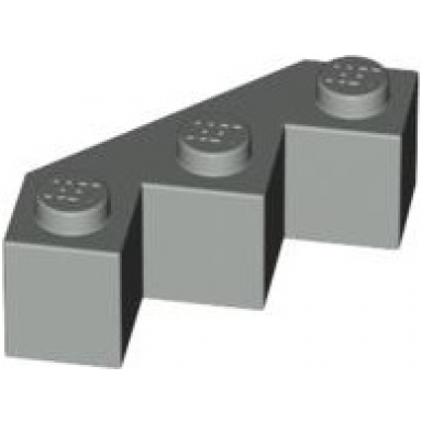 light gray brick modified facet 3 x 3