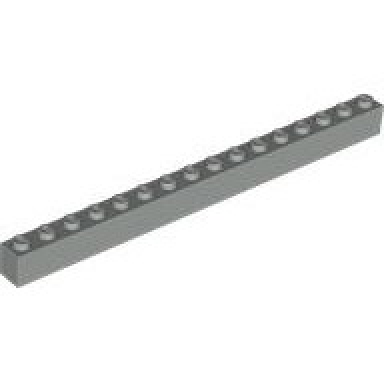 light gray brick 1 x 16