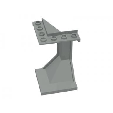 light gray panel 4 x 4 x 6 corner concave