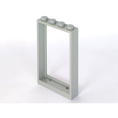 light gray window 1 x 4 x 5 with solid studs