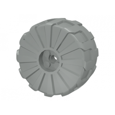 light gray wheel hard plastic large 54mm d x 30mm