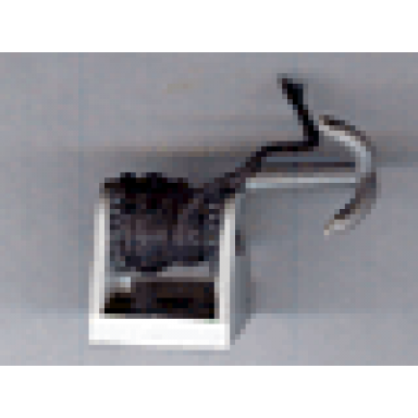 light gray string reel 2 x 2 complete with black string thin and dark gray grappling hook 2585 2584 x77a 30192