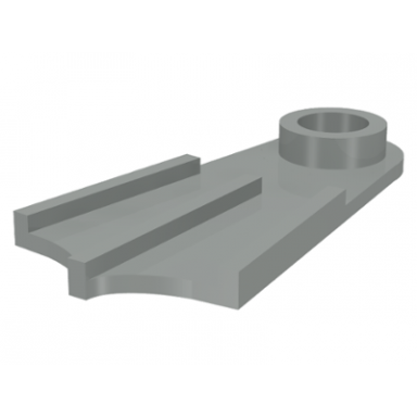 light gray minifigure footgear flipper