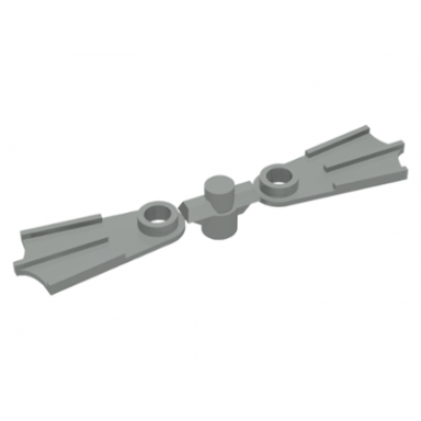 light gray minifigure footgear flippers 2 on sprue