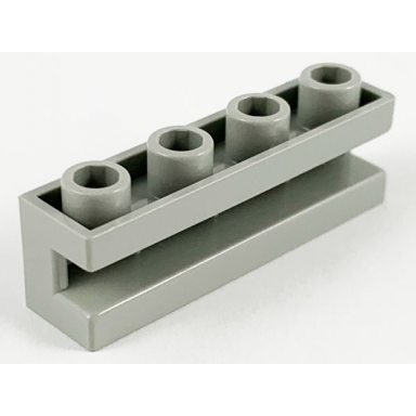 light gray brick modified 1 x 4 with channel