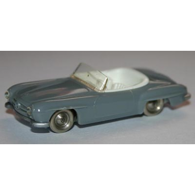 light gray ho scale mercedes 190sl white interior