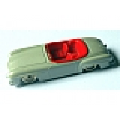 light gray ho scale mercedes 190sl red interior