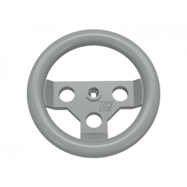 light gray technic steering wheel large