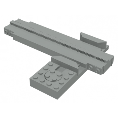 light gray monorail track monoswitch 2772c02 2774