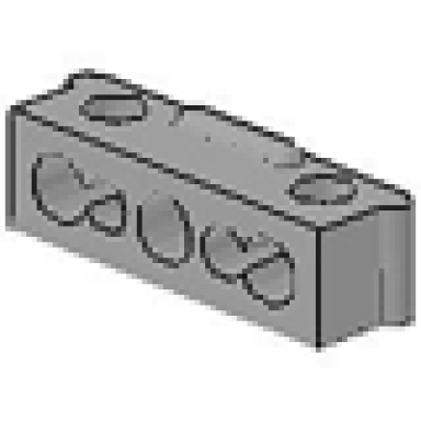 electric connector 2-way male squared wide short - root