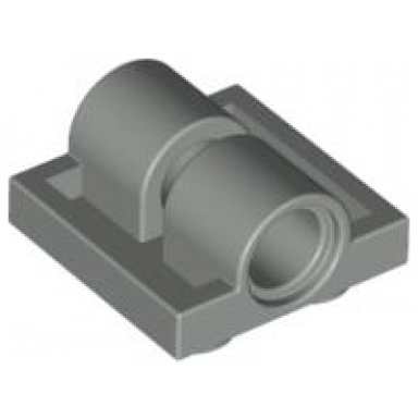 light gray plate modified 2 x 2 with pin holes