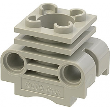 light gray technic engine cylinder with side slots