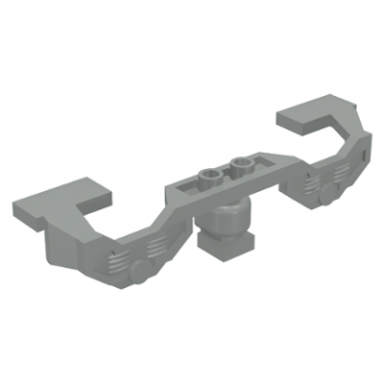 light gray train motor 9v decorative side with closed hub points
