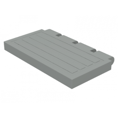 light gray hinge train gate 2 x 4