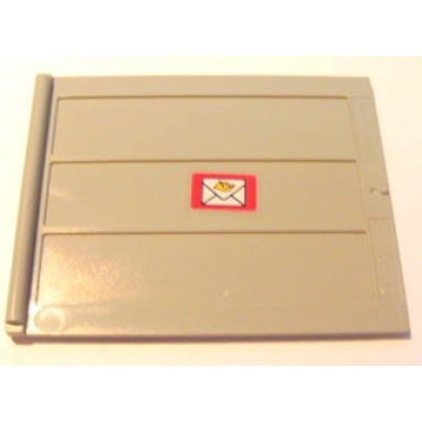 door sliding - type 2 with mail envelope pattern model left side inner sticker - set 4564