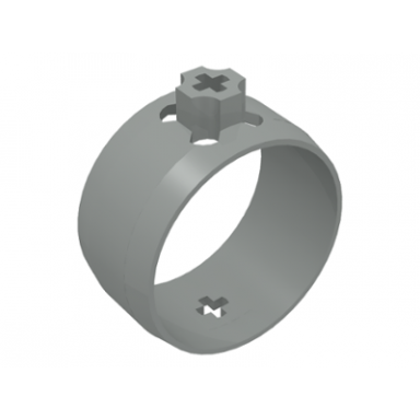 light gray cylinder 4 x 4 x 1 2 3 with axle holes