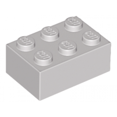 light gray brick 2 x 3