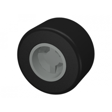 light gray wheel 8mm d x 9mm for slicks hole round for wheels holder pin with black tire smooth small wide slick 30027a 30028
